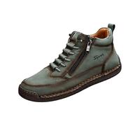 Mocasines Slip-on con suela suave al tacto para una comodidad transpirable, zapatos casuales de paseo ligeros y flexibles., Verde, 47 EU