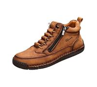 Mocasines Slip-on con suela suave al tacto para una comodidad transpirable, zapatos casuales de paseo ligeros y flexibles., marrón, 48 EU