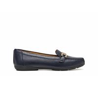 Mocasines transpirables de piel Annytah Mujer Talla 38. Color Azul