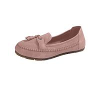 Mocasines Zapatos de Mujer Verano Loafers Zapatos Slip on Mujer Vintage Sencillos Suaves Zapatos de Barco al Aire Libre Antideslizante Sandalias Cerradas Delante Zapatos Verano Bajo Primavera Sandalia