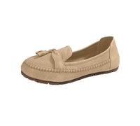 Mocasines Zapatos de Mujer Verano Loafers Zapatos Slip on Mujer Vintage Sencillos Suaves Zapatos de Barco al Aire Libre Antideslizante Sandalias Cerradas Delante Zapatos Verano Bajo Primavera Sandalia