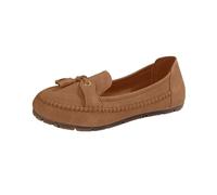 Mocasines Zapatos de Mujer Verano Loafers Zapatos Slip on Mujer Vintage Sencillos Suaves Zapatos de Barco al Aire Libre Antideslizante Sandalias Cerradas Delante Zapatos Verano Bajo Primavera Sandalia