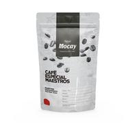 Mocay - Café Descafeinado Ecológico en Grano, Arábica Lavado y Natural - Tostado Medio - Pack 4 Bolsas de 250 g