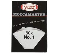 Moccamaster, Filtro de café, Papel de filtro Moccamaster no. 1, 80p