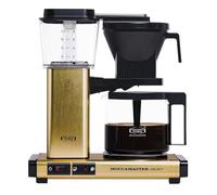 Moccamaster KBG Select, Cafetera, Laton Cepillado, Cafetera Automatica, Filtro, 1.25 Litros