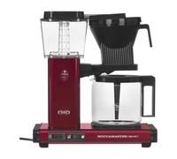 Moccamaster Kbg Select Metallic Red máquina de café espresso desbordamiento
