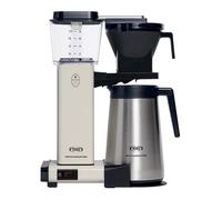 Moccamaster KBGT 741 Cafetera de Filtro Automática, 10 Tazas 1.25 L 1450 W Off-White Negro Plata Blanco, Incluye Filtro, Certificación SCA
