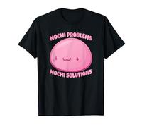 Mochi Problems Mochi Solutions Pastel de arroz Kawaii Lindo Divertido Camiseta