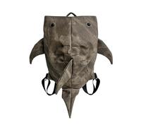 Mochila 3D Daypack con conexión USB para ordenador portátil para senderismo, viajes, bolso de hombro, café, 31X41X11CM