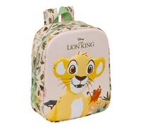 EL REY LEÓN - Mochila de Guardería 3D, Fácil Limpieza, Ideal para Niños de Diferentes Edades, Cómoda y Versátil, Calidad y Resistencia, 22x10x27 cm
