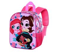 Mochila 3D Flowers Princesas Disney 31cm