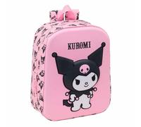 Mochila 3D Kuromi Hello Kitty 27cm - 22 × 10 × 27 cm