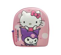 Mochila 3d kuromi & hello kitty 30cm