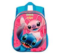 Disney Mochila 3D Stitch Pequeña 26 x 31 cm Capacidad 8,5 L Rosa Match