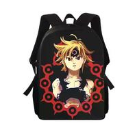 Mochila 419HF Los Siete Pecados Capitales Mochila para Niños Bolsas para Niños Niñas Mochila para Estudiantes