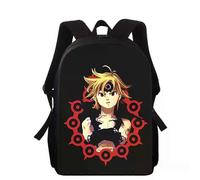 Mochila 425HF Los Siete Pecados Capitales Mochila para Niños Bolsas para Niños Niñas Mochila para Estudiantes