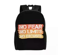 Mochila 685Hs Vintage Sin Miedo Sin Límites Sin Excusas Mochilas para Mujeres Hombres Mochila Escolar