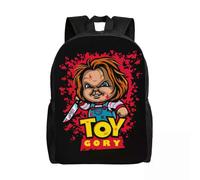 Mochila 85Cx Childs Play Toy Gory Mochilas para niñas y niños Chucky Chibi Halloween Escuela Universidad