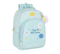 Mochila Adaptable Carro, Tejido Reciclable, Blackfit8 Daisies, 320x150x420 mm