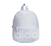 Mochila adidas Linear Mini, peque a bolsa de viaje, color celeste/blanco/gris gloria, 26,5 x 21,5 x 12,7 cm
