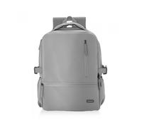 Mochila Aisens ASBG-BP087-GR para Portátiles hasta 15.6'/ Impermeable/ Gris