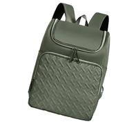 Mochila aislada para entrega de alimentos, multifunción, resistente al agua, a prueba de fugas, gran capacidad, mochila para pañales para mamá, Verde