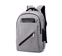 Mochila Al por Mayor 2020 Nueva Tendencia De Japón Y Corea del Sur Mochila Simple De Negocios De Gran Capacidad De Moda Informal 30 * 14 * 43cm Gris Claro