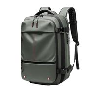 Mochila al vacío de viaje, mochila ampliable de 60 litros con compresión al vacío, envasado al vacío, separación seca y húmeda Viag, equipada con cerradura de combinación antirrobo aduanera, Army