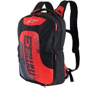 Mochila Alpinestars City Hunter V2 MM93 en rojo fluorescente, azul, negro y blanco