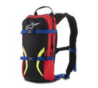 Alpinestars Iguana Hydration Mochila, rojo-azul-amarillo, tamaño 6-10l para Hombres