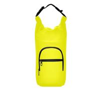 Mochila amarilla lisa con soporte para botellas de agua, portador de agua de varios tamaños para senderismo de 20/24/32/40 onzas con correa, Amarillo (Yellow Plain), 1 talla, Claásico