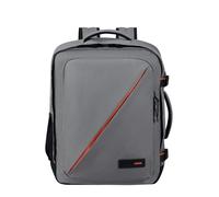 American Tourister Take2Cabin, bolsa de cabina easyJet, 45 x 36 x 20 cm, 38 L, 0,70 kg, equipaje de mano, mochila de avión M, subasiento, gris (gris oscuro)