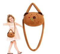 Mochila animal de : bolso de hombro lindo Capybaras bolsos de peluche de para niñas mujeres hechas de excelente material de felpa, la bolsa de felpa de Capybara es notablemente amigable par