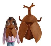Mochila animal: linda mochila con un juguete suave relleno, diseño de escarabajos dulces, una có bolsa de lujos para niños y niñas, ropa dura y portátil | Perfecto para excursiones, vacaciones, oc