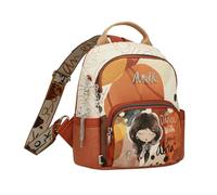 Mochila Antirrobo Alma - Seguridad y Estilo | Compartimentos Secretos y Asas Ajustables - Medidas: 28x29x14 cm - Accesorios y Complementos Mujer