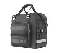 Mochila Asiento Moto Alforjas Laterales Motocicleta Liberación Rápida Con Cola Cúbica 3D Impermeables Expandibles 25 A 32 Litros Bolsa Almacenamiento Bolsa Moto