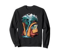 Mochila Aventura Cascada Bosque Mapa Brújula Naturaleza Sudadera