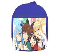 MOCHILA AZUL Kono Subarashii Sekai ni Shukufuku wo! 3 colegio picnic excursión deporte niños