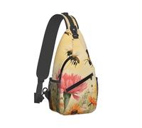 Mochila Bandolera Abejas Rurales Flower Silvestres Bolso Bandolera Mujeres Con Correa Convertible Mochila De Moda, Para Viajes, Negocio, Libre, Correr