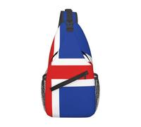 Mochila Bandolera Bandera De Islandia Bolsa De Pecho Hombres Unisex Mochila De Moda, Para Correr, Uso Diario, Negocio, Deportes
