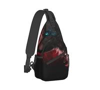 Mochila bandolera de moda, bolso, Universe Galaxy Magic Wolf In The Space Art Chest Pack Crossbody Bags, Tool Backpack, Gym Bags Sack Daypack Mochila al aire libre para hombre, mujer y mujer