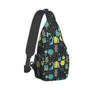 Mochila Bandolera para Mujeres y Hombres, Transpirable, Multiusos, Compatible con Ciencia, matemáticas, física, química, biología, Duradera y antirrobo, Divertida Mochila para Exteriores