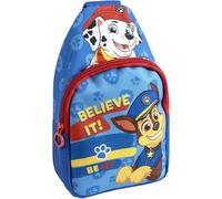 Mochila Bandolera Paw Patrol - Color Azul - 13x23x7cm - Fabricada en Poliéster - Bandolera Infantil con Asas Ajustables - Compartimento Principal