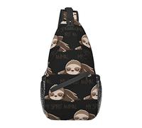 Mochila Bandolera Unisex para Mujeres, Hombres, Pecho, Hombro, Mochila de Moda para Senderismo, Viajes, Gimnasio, Deporte (Compatible con Sloth My Spirit Animal)