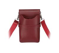 Mochila Barberia Bolsa for herramientas de salón, portaherramientas, cinturón profesional de salón, bolsa de tijeras de peluquero de PU(Red)