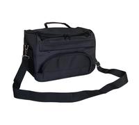 Mochila Barbero Bolsa de tijera for el cabello gran capacidad, bolso for peluquero, herramientas for peinar, bolsa almacenamiento maquillaje(Black)