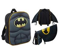 Mochila Batman 3D con capa plegable para niños DC Comics