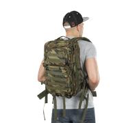 Brandit US Cooper L Mochila, verde para Hombres