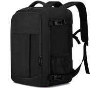 Mochila Cabina 45x36x20 para easyJet, Mochila Viaje 45x36x20cm Mochila Viaje Cabina Avion con Compartimento Impermeable 30L Equipaje de Mano Bolsa Portatil 15.6 Pulgadas para Trabajo, Viajes, Negro