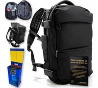 Mochila cabina al vacio 40x30x20 con bomba - Evita pagar equipaje: comprime tu ropa. Ideal para Ryanair y vuelos low-cost en escapadas de 3 a 5 días. Mochila de viaje premium con sistema de compresion